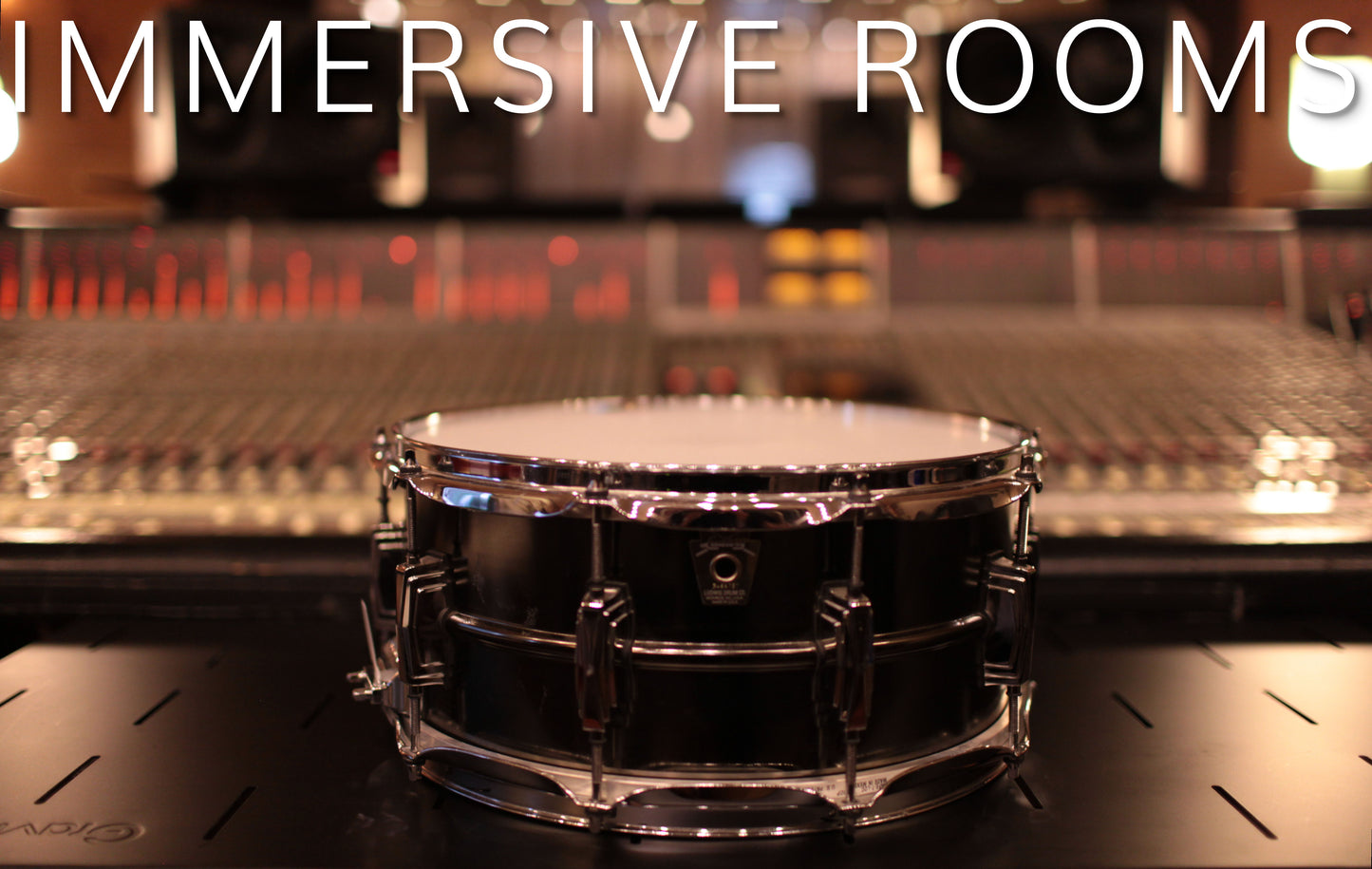 TuneDyne - Black Brass Snare - Immersive Rooms