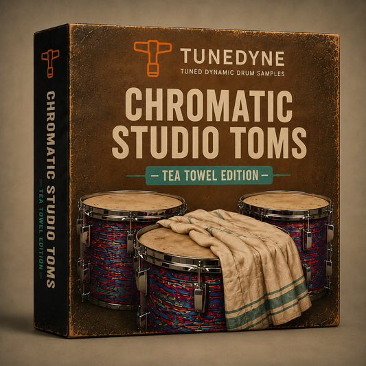 TuneDyne - Chromatic Studio Toms - Tea Towel Editon