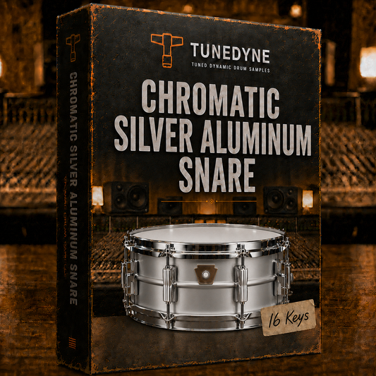 TuneDyne - Chromatic Silver Aluminum Snare
